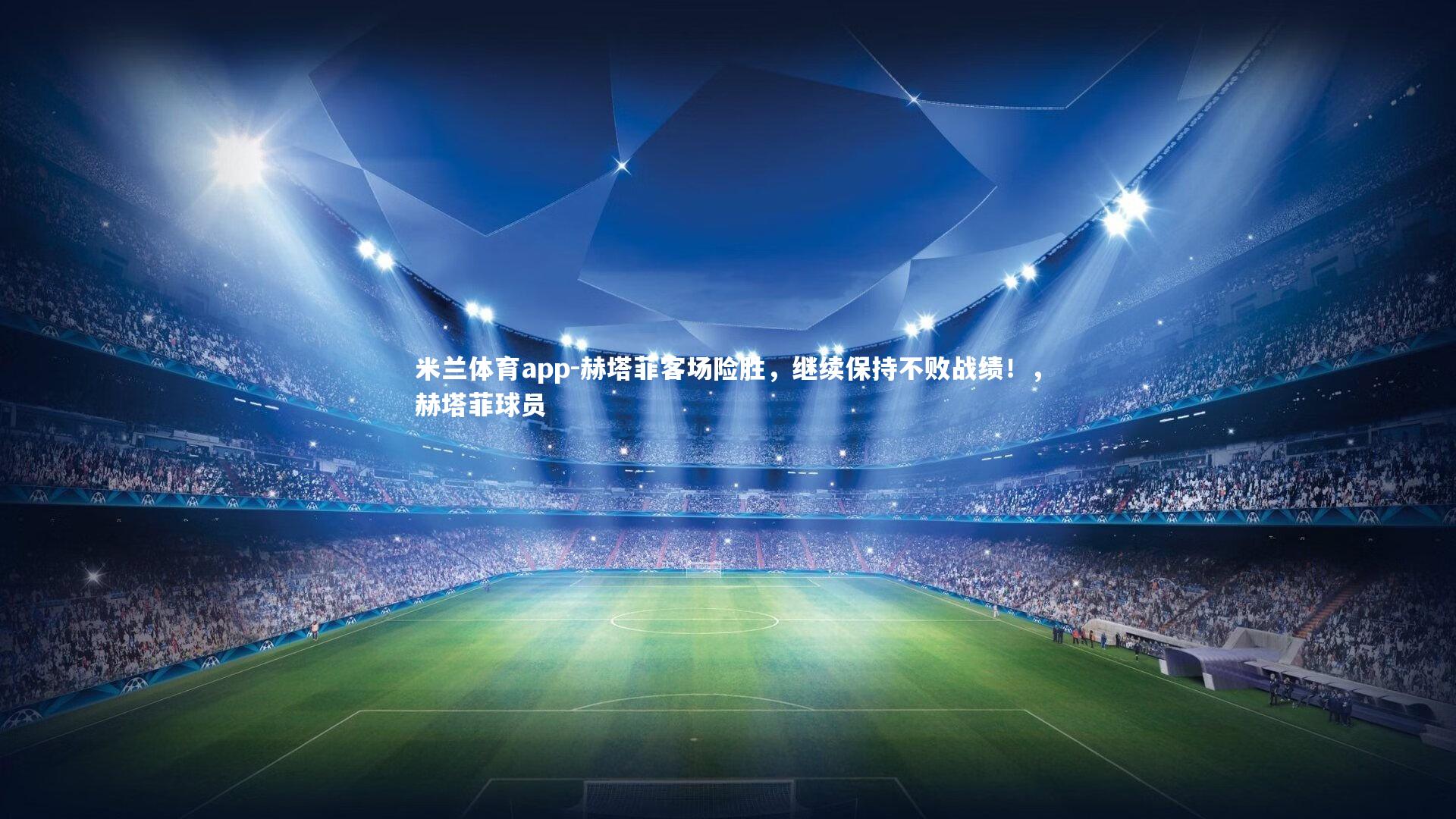 赫塔菲客场险胜，继续保持不败战绩！，赫塔菲球员